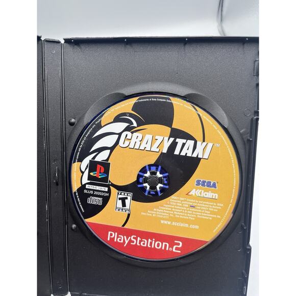 Crazy Taxi (Sony PlayStation 2, 2002) Disc With Case - Picture 1 of 5